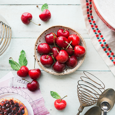 Fresh Organic Cherries (500g)